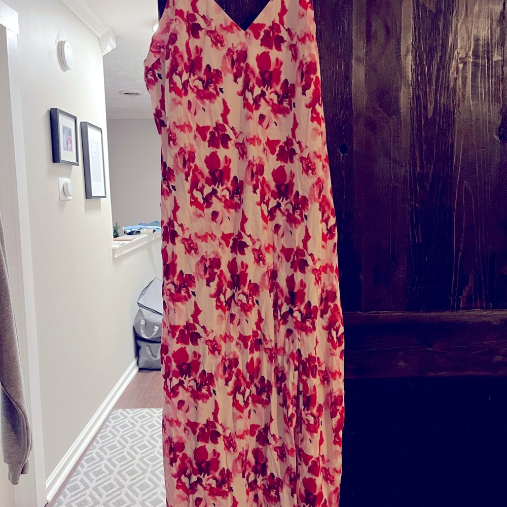 A New Day Pink Sleeveless V-Neck Maxi Sundress